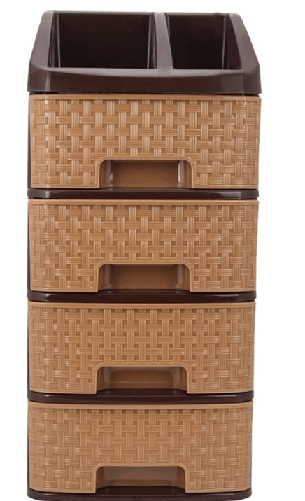 NAKODA Pride 4tier Plastic Modular Drawer System for Kitchen, Offices, Home, Hospitals, Schools, Doctors, Beauty Parlour, Saloons (Dimension Front w 17*Side l 20* H 30.5 cm) - Image 5